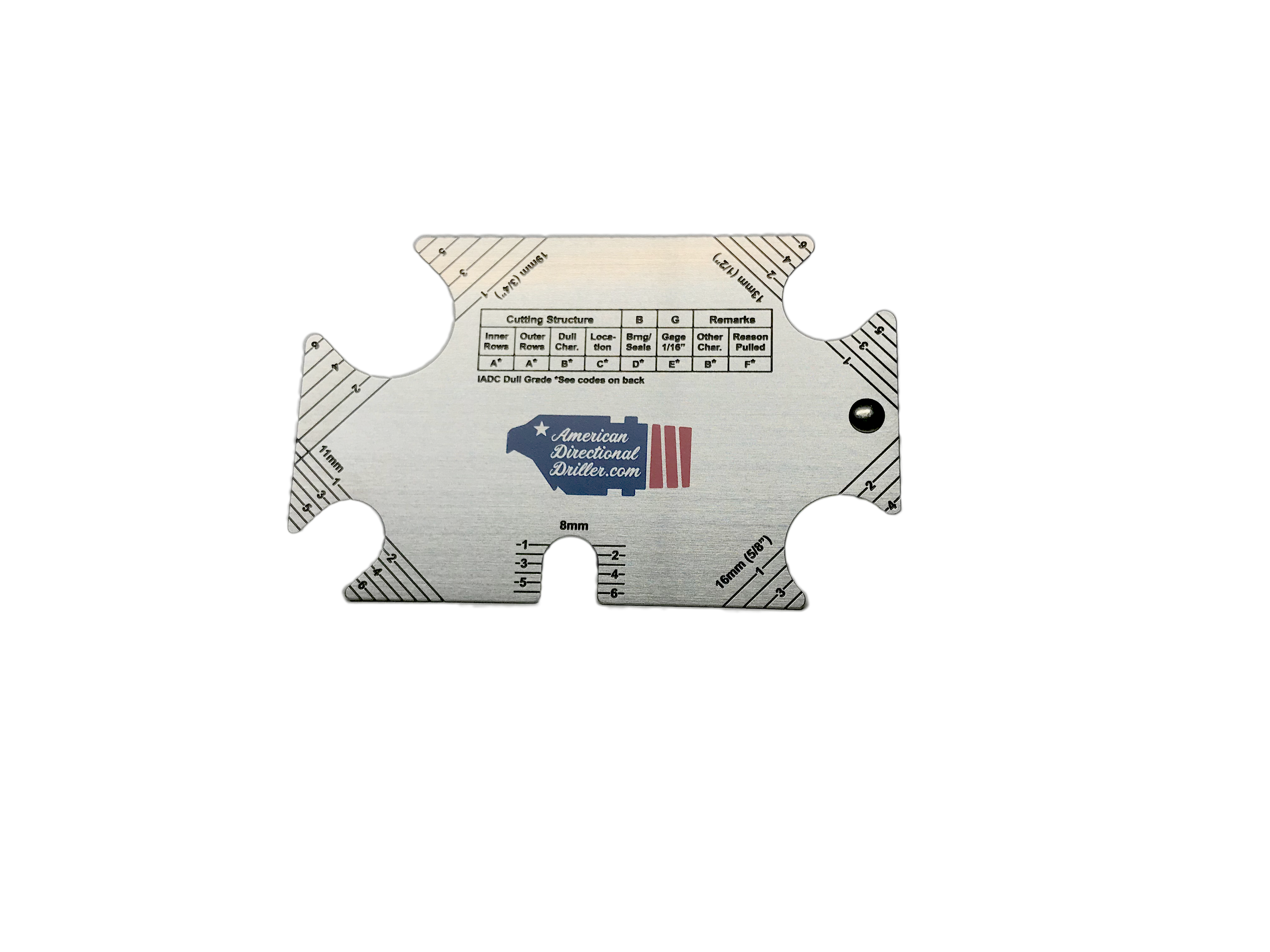 PDC Drill Bit Dull Grading Card